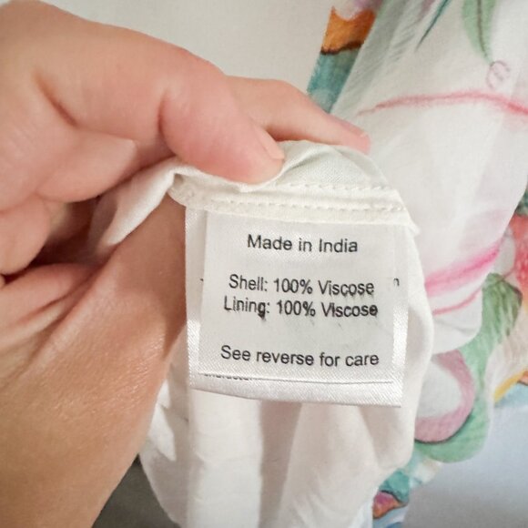 NWT Rococo Sand Multi Tropical Rio Braided Maxi Dress XS - Picture 5 of 7